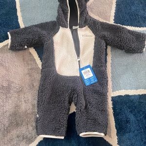 Columbia sherpa baby zip up